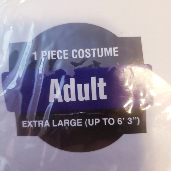 NWT Adult Purple Party Suit Men's XL Up to 6'3" Fitted Halloween Costume Cool - Picture 5 of 5